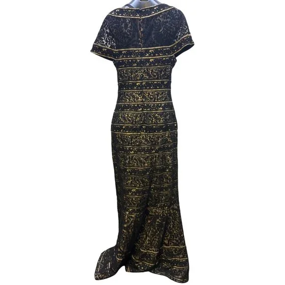 tadashi black and gold dress Milly Colette Dot Sequin Mini Dress main image 0